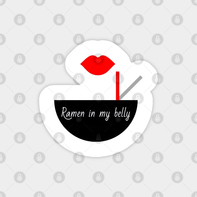 Ramen Hot Lips Sticker by L'Appel du Vide Designs by Danielle Canonico